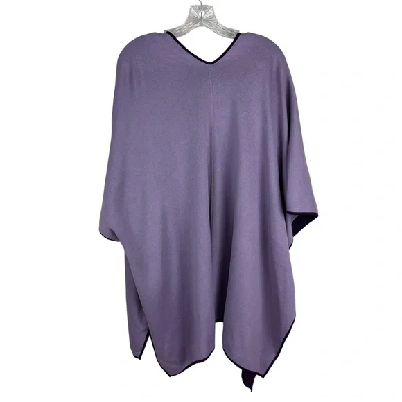 Chico's Reversible Ruana Mystique Purple - Picture 5 of 11